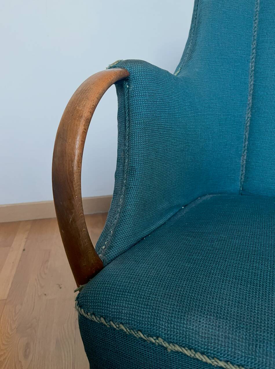 Danish armchair from the 1940s, completely original.