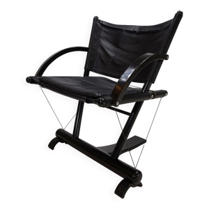 Fauteuil lounge en cuir