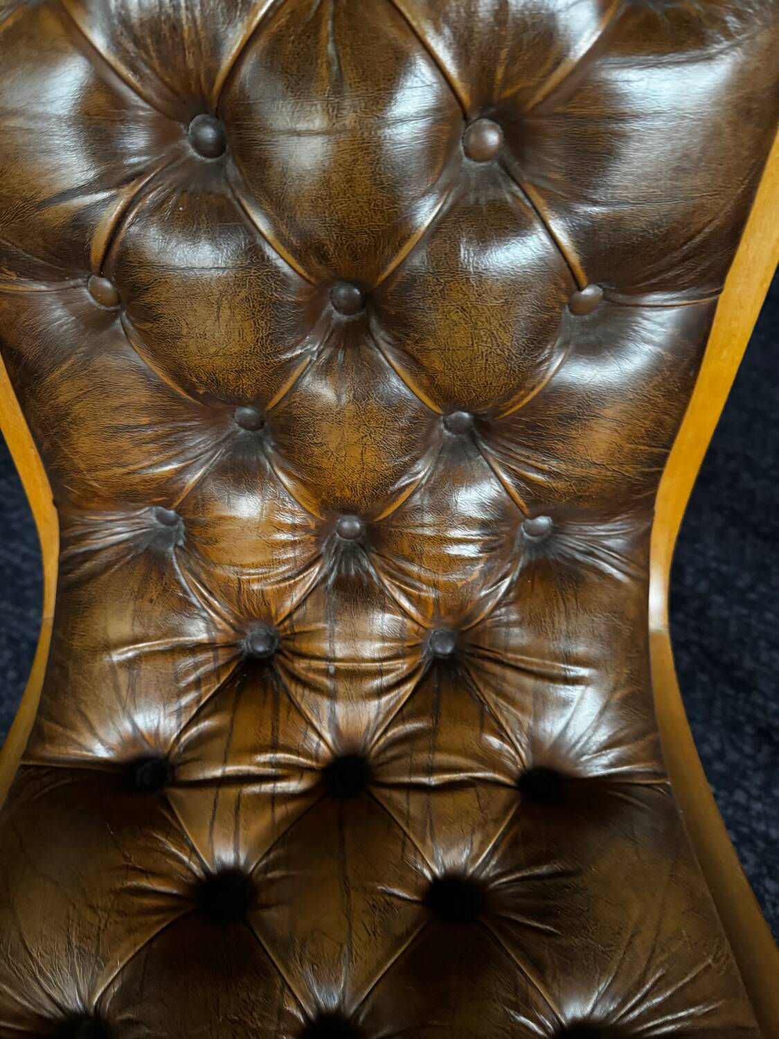 2 English Chesterfield chairs
