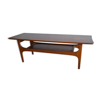Table basse scandinave en teck années 60