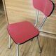 Vintage Formica chair 1950/60 red