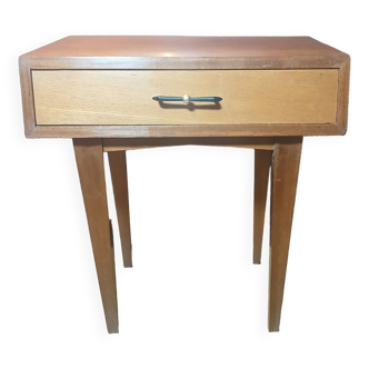 Bedside table 1 drawer art deco 60s