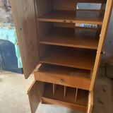 60s hi-fi system / record player and records cabinet