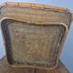 Antique Chinese woven bamboo basket with lid — 19th/20th century
