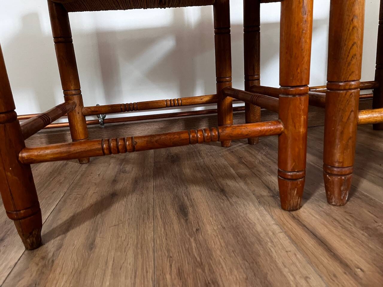 Paire de chaises bois