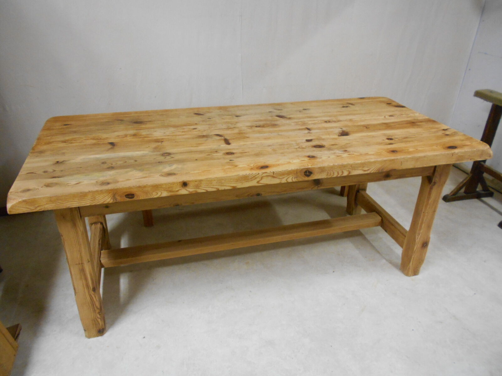 Mountain farm table and two benches