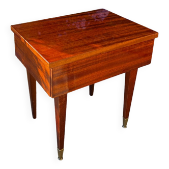 Vintage wooden bedside table