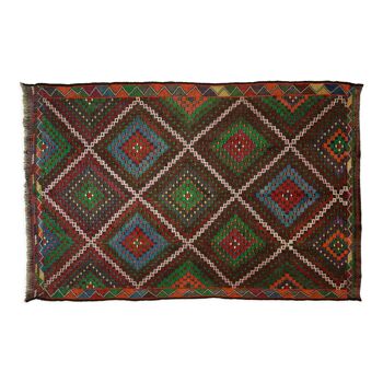 Anatolian handmade kilim rug 320 cm x 218 cm