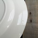 Old Round Plate in Ceramics by Digoin Sarreguemines Model Bastia