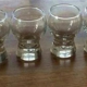 Lot 6 shooters glasses or verrines super nice h 7 cm diameter 4.5 m