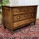 Louis XVI commode from the 18th century in walnut.
