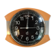 Pendule murale orange japy