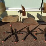 Set of 6 adjustable workshop pfaff chairs swivel sewing