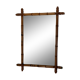 Large bamboo-style mirror 68x90cm