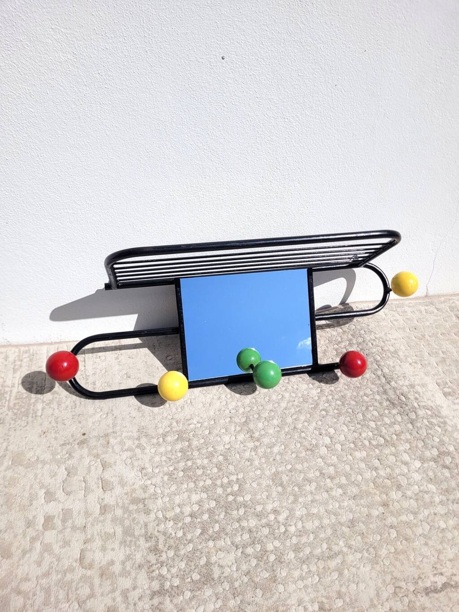 Vintage 60s wall-mounted coat rack