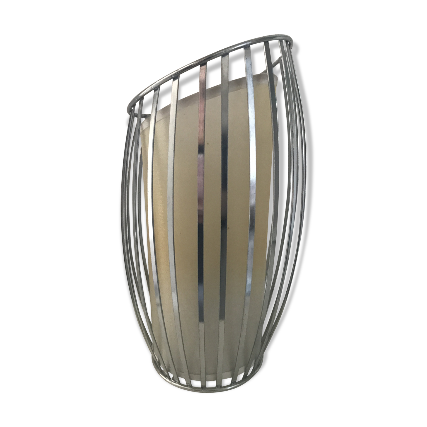 Vintage modernist metal lamp