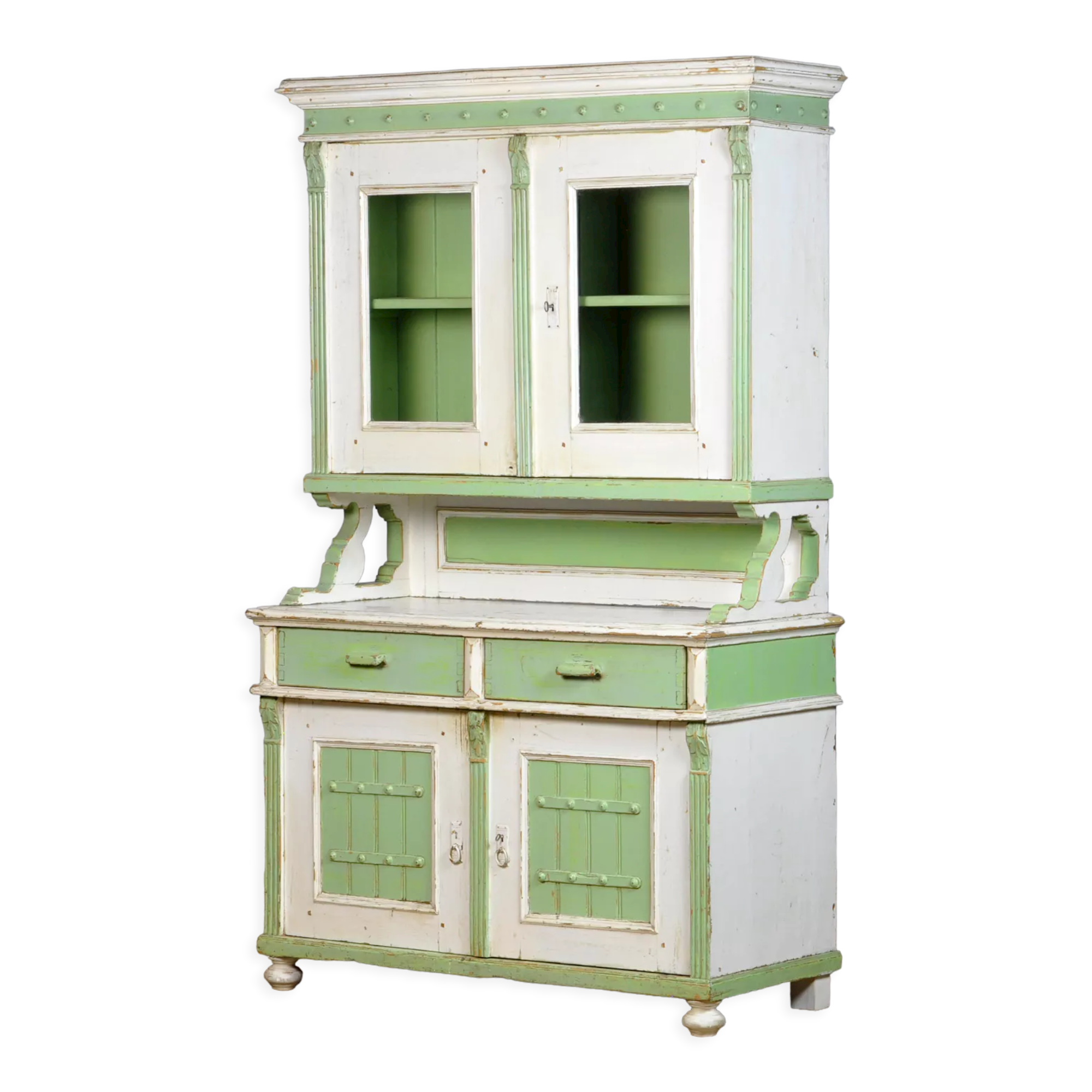 Solid pine kitchen cupboard, 1920's