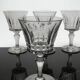 4 Baccarat Piccadilly crystal wine glasses