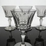 4 verres à vin cristal Baccarat Piccadilly