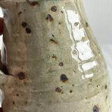 Pichet en grès pyrite ancien, poterie artisanale