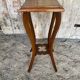 Vintage Carved Wood Side Table Plant Stand #D996