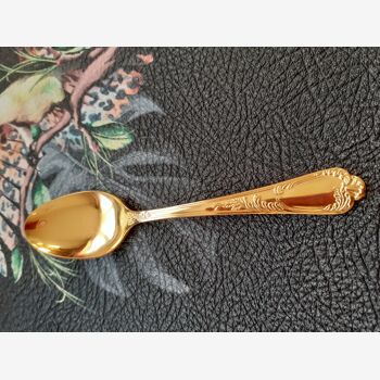 Small golden spoonfuls fine decoration x4