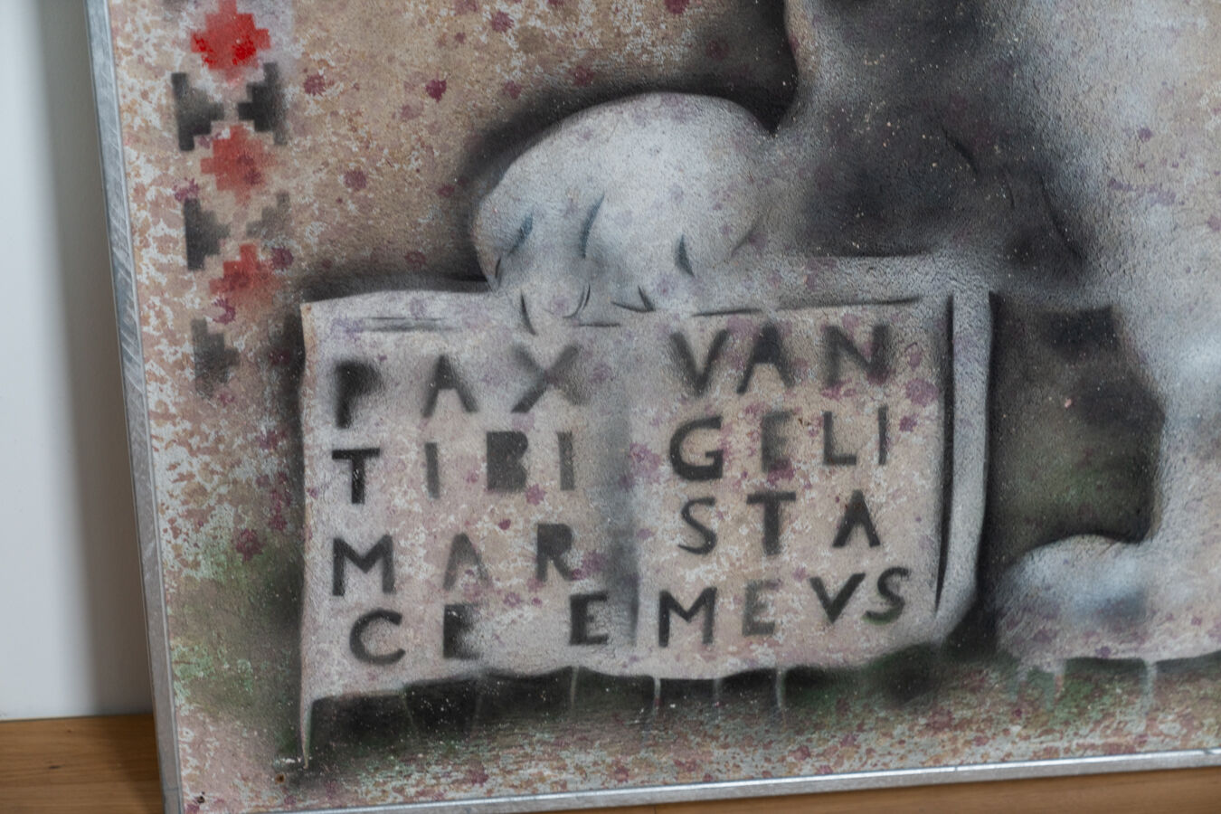 Paintings "lions of venice" by gio magri, set of 2, 1970s