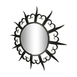 miroir fer forgé 1960