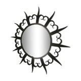 Vintage wrought iron mirror 1960