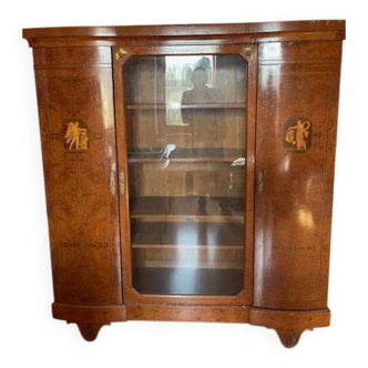 Biedermeier or Louis-Philippe style display cabinet,