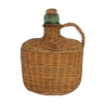 Former demijohn in wicker