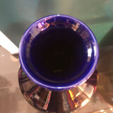 Vase bleu foncé