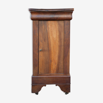 Chevet en bois ancien, table de chevet bois orme