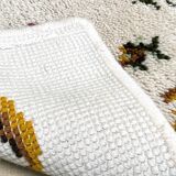 TAPIS Pure WOOL 1970s - 110 x 69cm