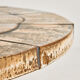 Table basse en hêtre avec plateau en pierre