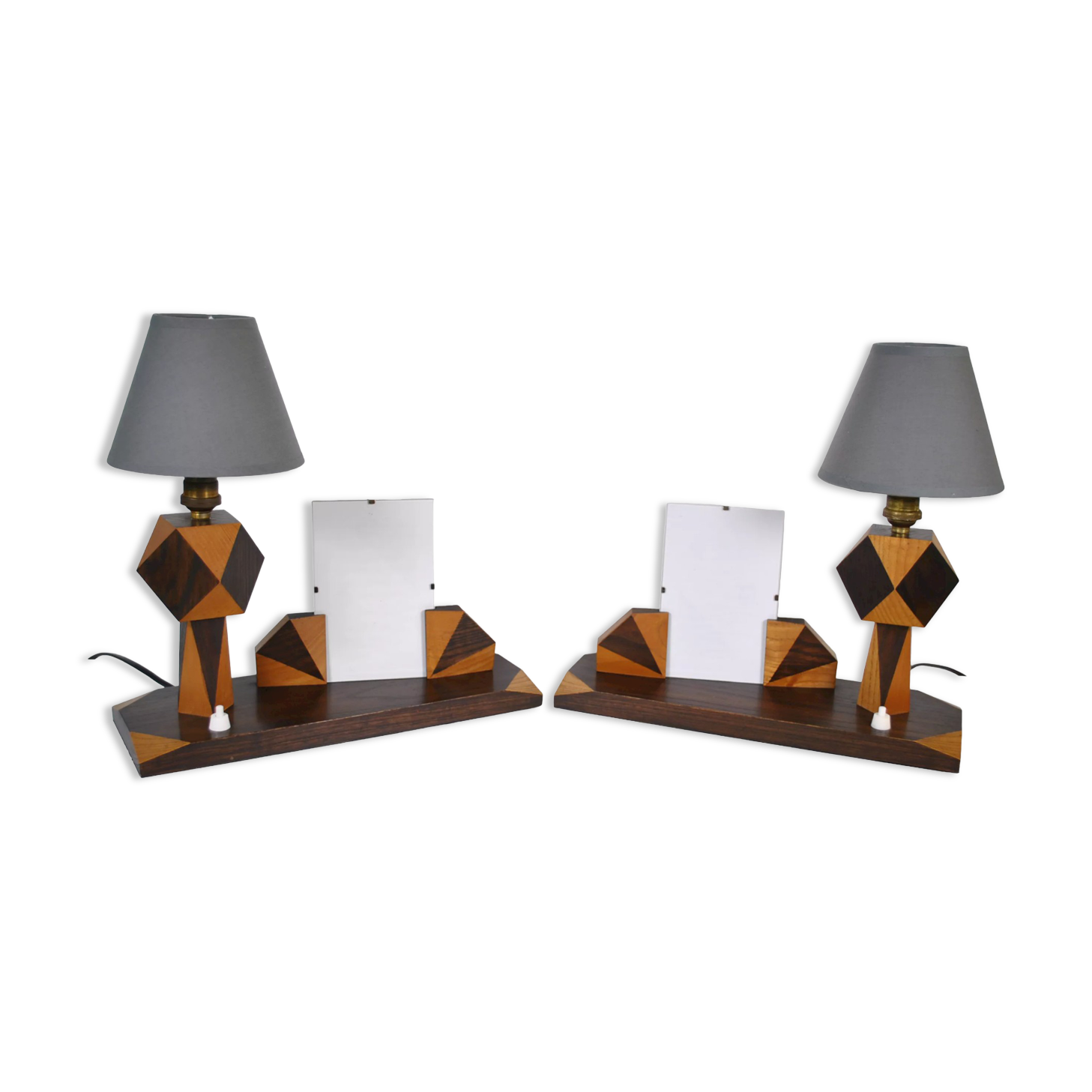 Lampes de chevet porte photo 1960