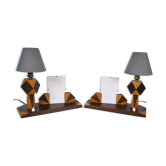 Bedside lamps photo holder 1960