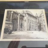 4 LYTHOGRAPHIES OF GRENOBLE UNDER GLASS