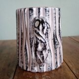 Mug Cup - Pol Chambost - tree trunk & red