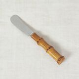 Bamboo handle cheese and butter knives
