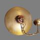Vintage style suspension Marine & Bistrot in patinated brass – 1960s/70s