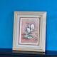 "Oil on Norwegian canvas from the mid-century 'Peace Plant' by Arvid Nilsson (1913-1976) - framed"