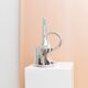 XL Vintage Ceramic Vase in Chrome Glaze (Silver) – SSF Italia, Space Age 1970s