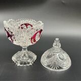 Hofbauer Crystal Candy Box - "Ruby Birds" Model
