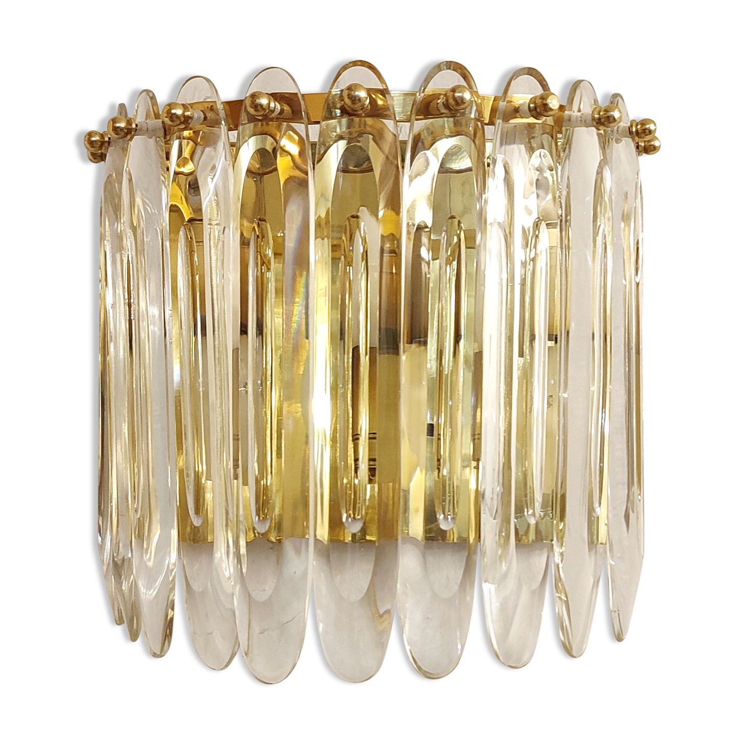 Crystals sconces Italy, 1970