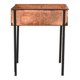 Vintage metal planter