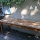 Vintage bistro table
