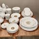 145-piece porcelain service, "bjorn winnblad" design, 1950.