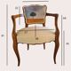 Louis XV style armchair with armrests