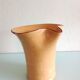 Pitcher in glazed ochre ceramic 50/60 years